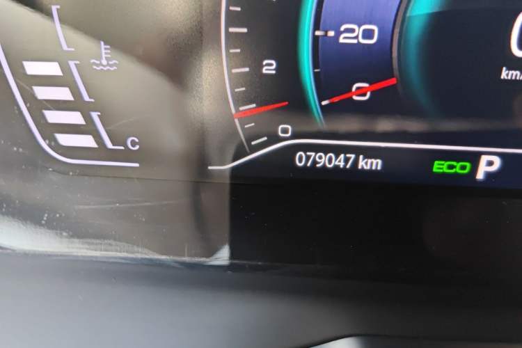 Used Dongfeng Aeolus Yixuan GS 2020 230T Automatic Yueyu Version Odometer Close Up