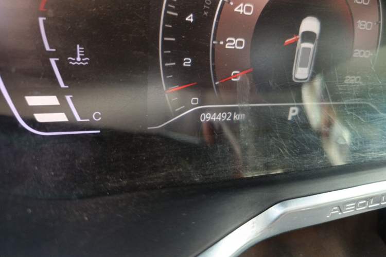 Used Dongfeng Aeolus Yixuan GS 2020 230T Automatic Yueyu Version Odometer Close Up