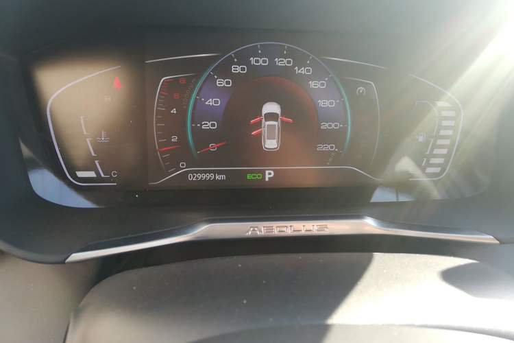 Used Dongfeng Aeolus Yixuan GS 2020 230T Automatic Yueyu Version Odometer Close Up