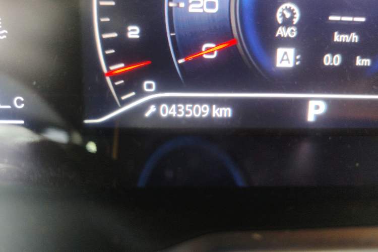 Used Dongfeng Aeolus Yixuan GS 2020 230T Automatic Yueyu Version Odometer Close Up