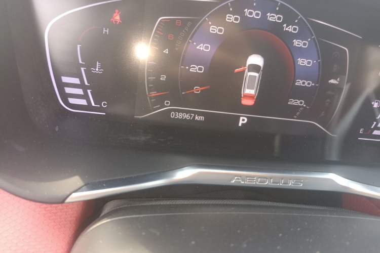 Used Dongfeng Aeolus Yixuan GS 2021 230T Automatic Zuiyao Wushu Edition Odometer Close Up