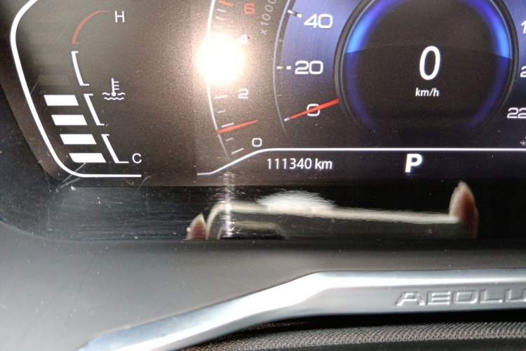 Used Dongfeng Aeolus Yixuan GS 2021 230T Automatic Zuiyao Wushu Edition Odometer Close Up