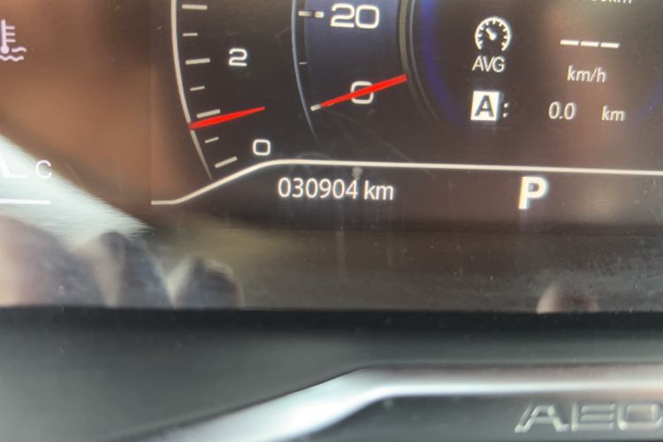 Used Dongfeng Aeolus Yixuan GS 2021 230T Automatic Zuiyao Wushu Edition Odometer Close Up
