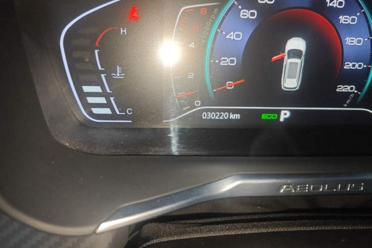 Used Dongfeng Aeolus Yixuan GS 2021 230T Automatic Star-Chasing Edition Odometer Close Up
