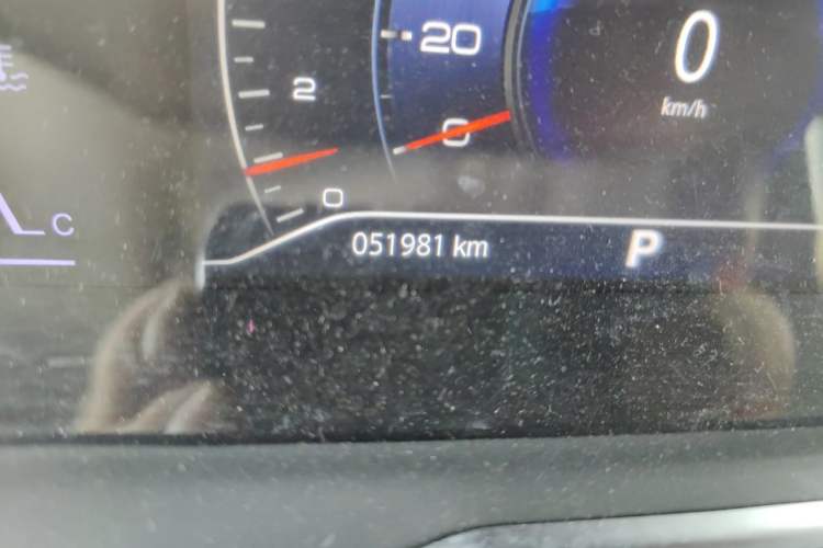 Used Dongfeng Aeolus Yixuan GS 2021 230T Automatic Star-Chasing Edition Odometer Close Up