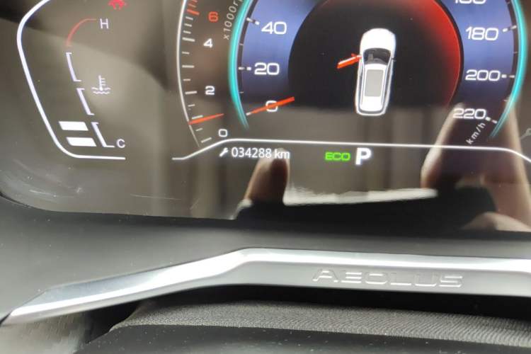 Used Dongfeng Aeolus Yixuan GS 2021 230T Automatic Star-Chasing Edition Odometer Close Up