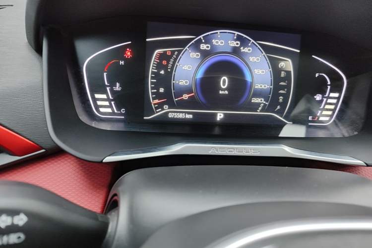 Used Dongfeng Aeolus Yixuan GS 2021 230T Automatic Star-Chasing Edition Odometer Close Up