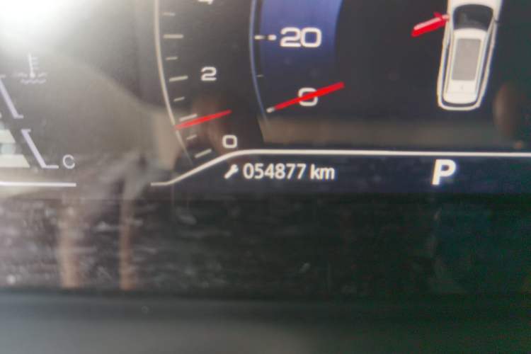Used Dongfeng Aeolus Yixuan GS 2021 230T Automatic Chasing the Moon Edition Odometer Close Up
