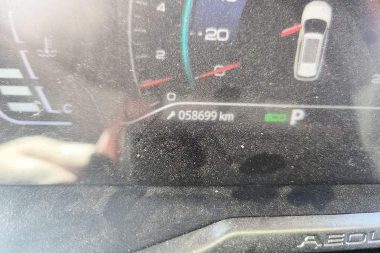 Used Dongfeng Aeolus Yixuan GS 2021 230T Automatic Chasing the Moon Edition Odometer Close Up