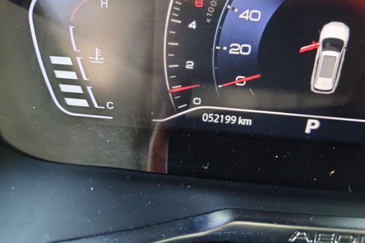 Used Dongfeng Aeolus Yixuan GS 2021 230T Automatic Star-Chasing Edition Odometer Close Up