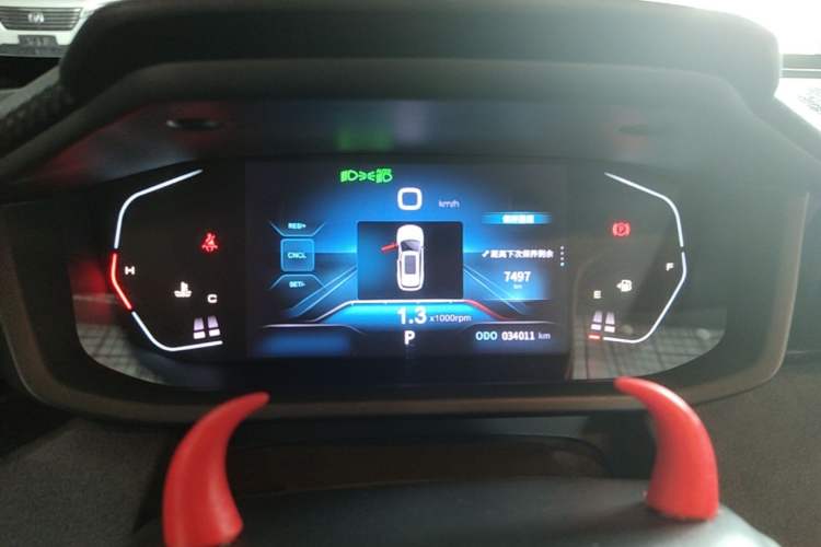 Used Dongfeng Aeolus Yixuan GS 2023 Mach Edition 1.5T Automatic LeKu Version Instrument Cluster