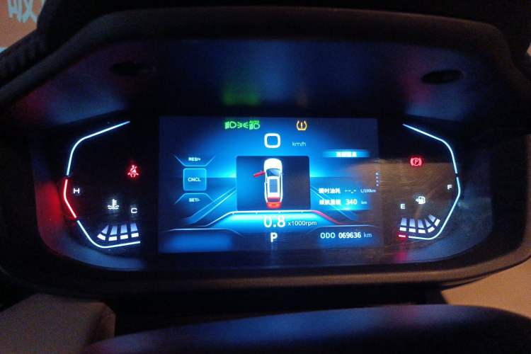 Used Dongfeng Aeolus Yixuan GS 2023 Mach Edition 1.5L Automatic Wealth Creation Version Odometer Close Up