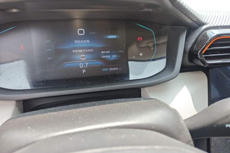 Used Dongfeng Aeolus Yixuan GS 2023 Mach Edition 1.5L Automatic Wealth Creation Version Odometer Close Up