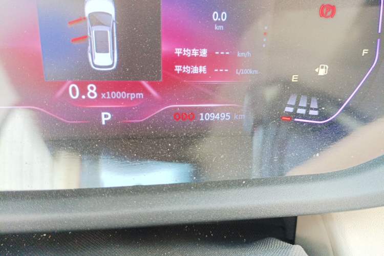 Used Dongfeng Aeolus Yixuan GS 2023 Mach Edition 1.5L Automatic Wealth Creation Version Odometer Close Up