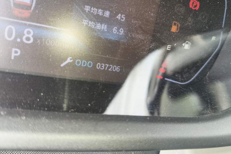Used Dongfeng Aeolus Yixuan GS 2023 Mach Edition 1.5L Automatic Wealth Creation Version Odometer Close Up
