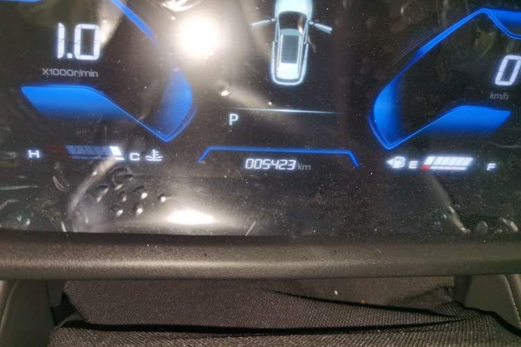 Used Dongfeng Aeolus Yixuan GS 2024 Mach Edition 1.5L Automatic Starry Version Odometer Close Up