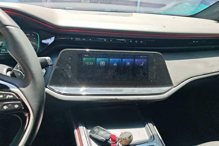Used Dongfeng Aeolus Yixuan MAX 2021 1.5T Dark Night Sharp Edition Audio And AC Panel