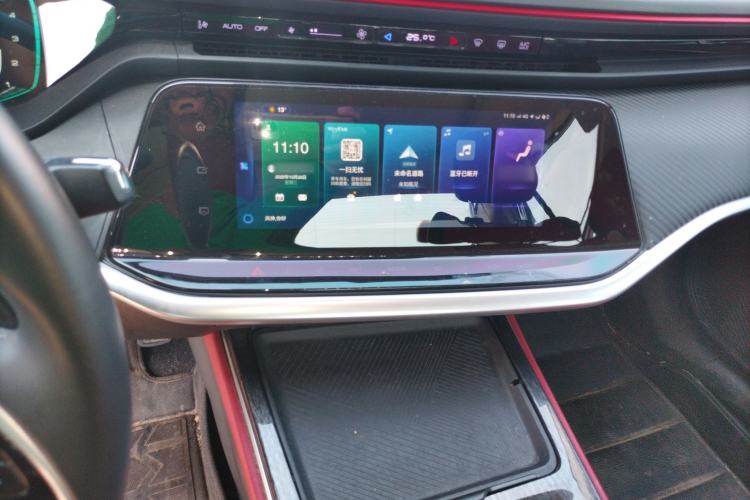 Used Dongfeng Aeolus Yixuan MAX 2021 1.5T Ultra-Stylish Trendsetter Edition Audio And AC Panel
