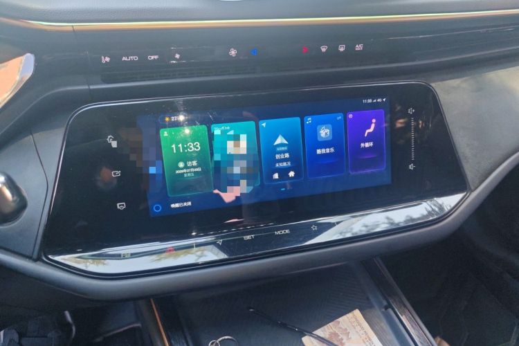 Used Dongfeng Aeolus Yixuan MAX 2021 1.5T Nightbreak Dawn Edition Audio And AC Panel