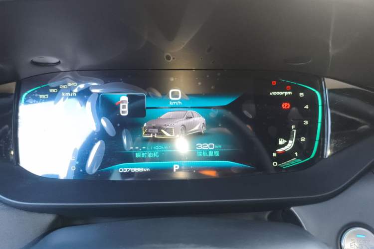 Used Dongfeng Aeolus Yixuan MAX 2021 1.5T Dark Night Sharp Edition Instrument Cluster