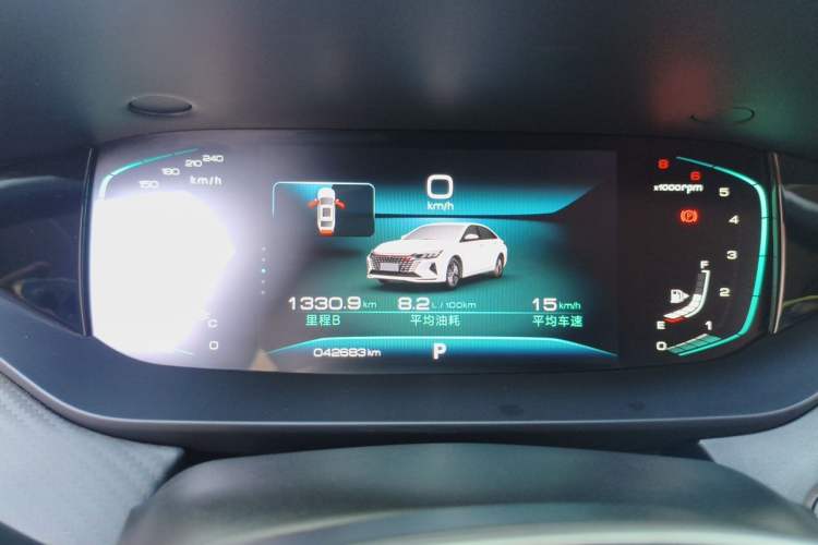 Used Dongfeng Aeolus Yixuan MAX 2021 1.5T Ultra-Stylish Trendsetter Edition Instrument Cluster