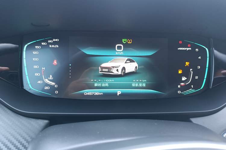 Used Dongfeng Aeolus Yixuan MAX 2021 1.5T Ultra-Stylish Trendsetter Edition Instrument Cluster