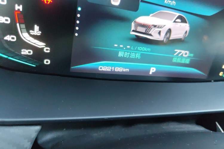 Used Dongfeng Aeolus Yixuan MAX 2021 1.5T Ultra-Stylish Trendsetter Edition Odometer Close Up