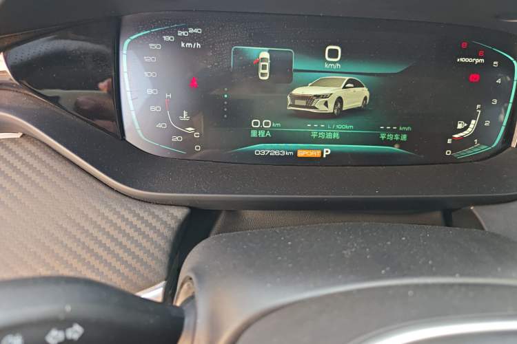Used Dongfeng Aeolus Yixuan MAX 2021 1.5T Ultra-Stylish Trendsetter Edition Odometer Close Up