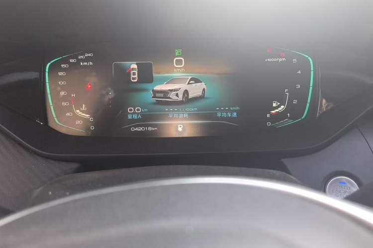 Used Dongfeng Aeolus Yixuan MAX 2021 1.5T Ultra-Stylish Trendsetter Edition Odometer Close Up