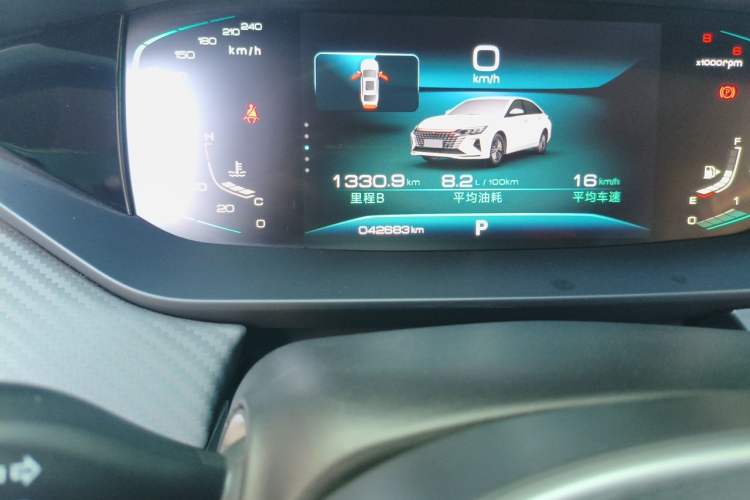Used Dongfeng Aeolus Yixuan MAX 2021 1.5T Ultra-Stylish Trendsetter Edition Odometer Close Up