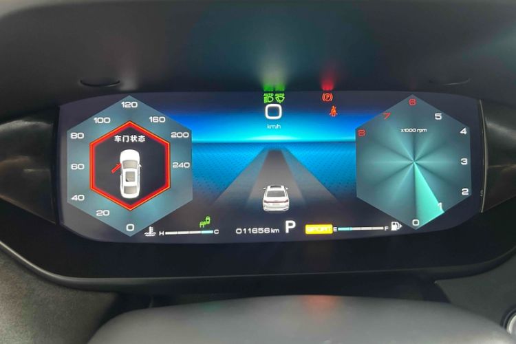 Used Dongfeng Aeolus Yixuan MAX 2021 1.5T Super Cool Dad Edition Odometer Close Up
