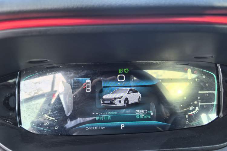 Used Dongfeng Aeolus Yixuan MAX 2021 1.5T Ultra-Stylish Trendsetter Edition Odometer Close Up