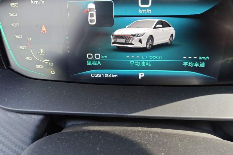 Used Dongfeng Aeolus Yixuan MAX 2021 1.5T Ultra-Stylish Trendsetter Edition Odometer Close Up