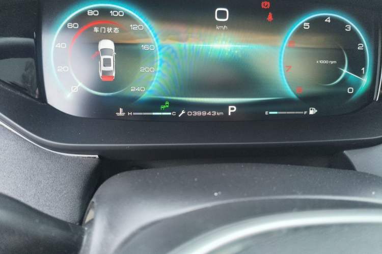 Used Dongfeng Aeolus Yixuan MAX 2021 1.5T Nightbreak Dawn Edition Odometer Close Up