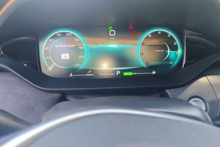 Used Dongfeng Aeolus Yixuan MAX 2021 1.5T Nightbreak Dawn Edition Odometer Close Up