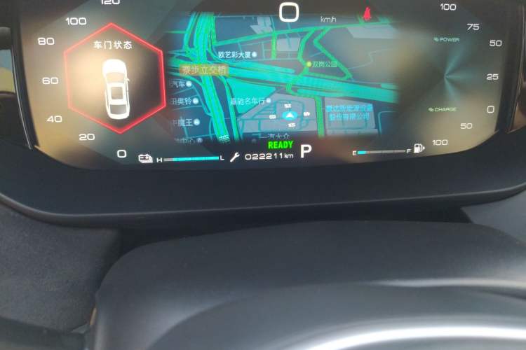 Used Dongfeng Aeolus Yixuan MAX 2021 1.5T Dark Night Holy Light Edition (Hybrid) Odometer Close Up