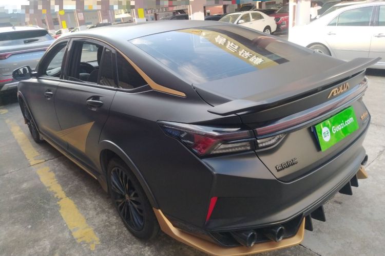 Used Dongfeng Aeolus Yixuan MAX 2021 1.5T Dark Night Holy Light Edition (Hybrid) Rear Left 45 Deg