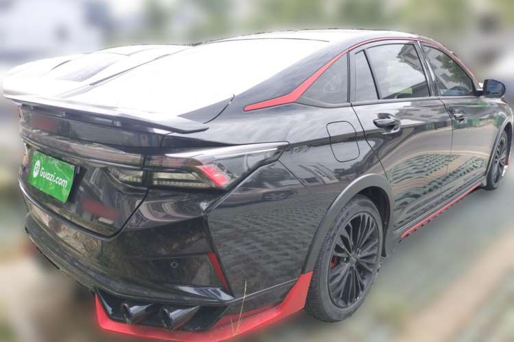 Used Dongfeng Aeolus Yixuan MAX 2021 1.5T Dark Night Sharp Edition Rear Right 45 Deg