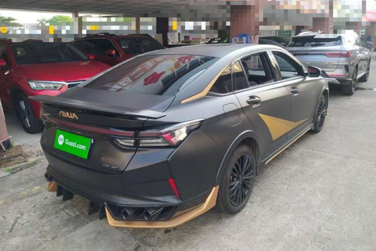 Used Dongfeng Aeolus Yixuan MAX 2021 1.5T Dark Night Holy Light Edition (Hybrid) Rear Right 45 Deg