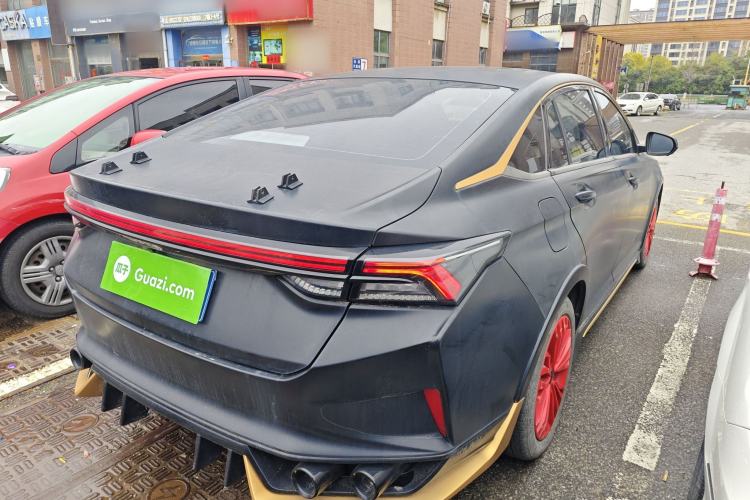 Used Dongfeng Aeolus Yixuan MAX 2021 1.5T Dark Night Holy Light Edition (Hybrid) Rear Right 45 Deg