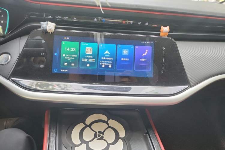 Used Dongfeng Aeolus Yixuan MAX 2021 1.5T Ultra-Stylish Trendsetter Edition Audio And AC Panel