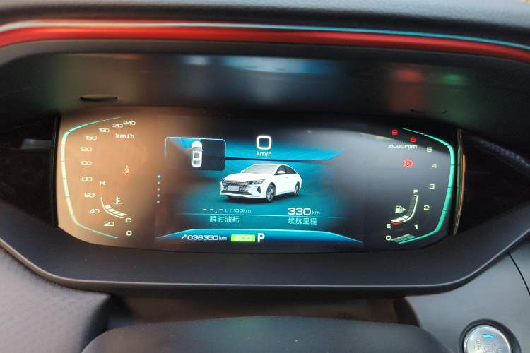 Used Dongfeng Aeolus Yixuan MAX 2021 1.5T Ultra-Stylish Trendsetter Edition Instrument Cluster