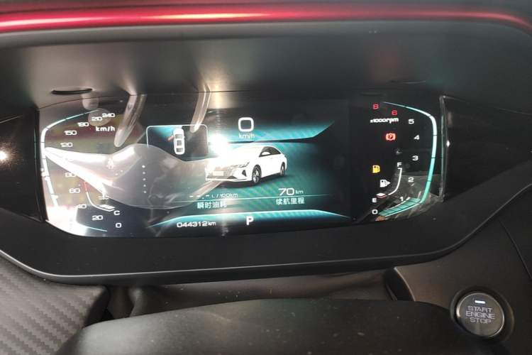 Used Dongfeng Aeolus Yixuan MAX 2021 1.5T Ultra-Stylish Trendsetter Edition Instrument Cluster