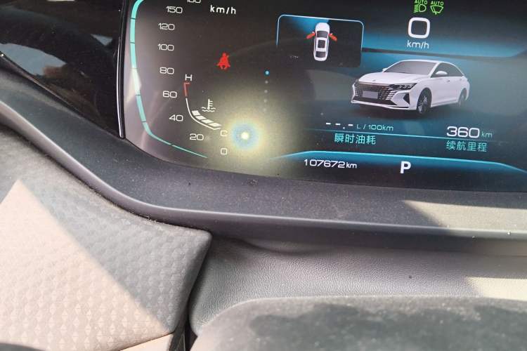 Used Dongfeng Aeolus Yixuan MAX 2021 1.5T Super-Powered Dad Edition Odometer Close Up