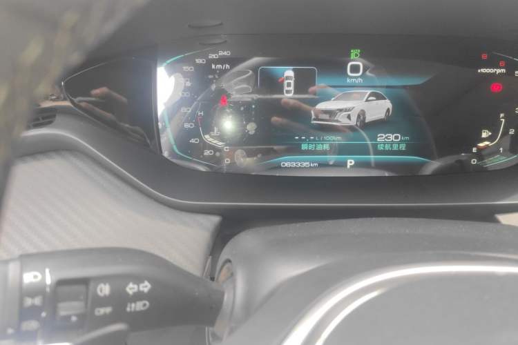 Used Dongfeng Aeolus Yixuan MAX 2021 1.5T Ultra-Stylish Trendsetter Edition Odometer Close Up