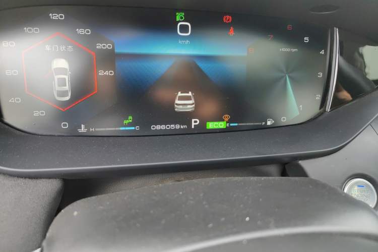 Used Dongfeng Aeolus Yixuan MAX 2021 1.5T Super Cool Dad Edition Odometer Close Up