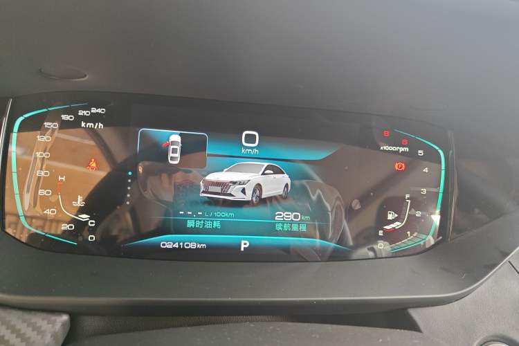 Used Dongfeng Aeolus Yixuan MAX 2021 1.5T Ultra-Stylish Trendsetter Edition Odometer Close Up