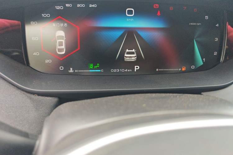 Used Dongfeng Aeolus Yixuan MAX 2021 1.5T Super Cool Dad Edition Odometer Close Up