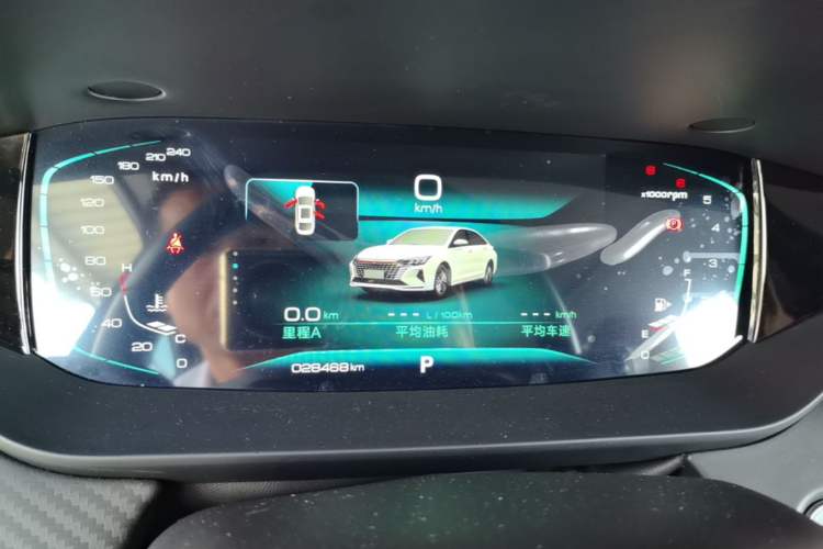 Used Dongfeng Aeolus Yixuan MAX 2021 1.5T Ultra-Stylish Trendsetter Edition Instrument Cluster