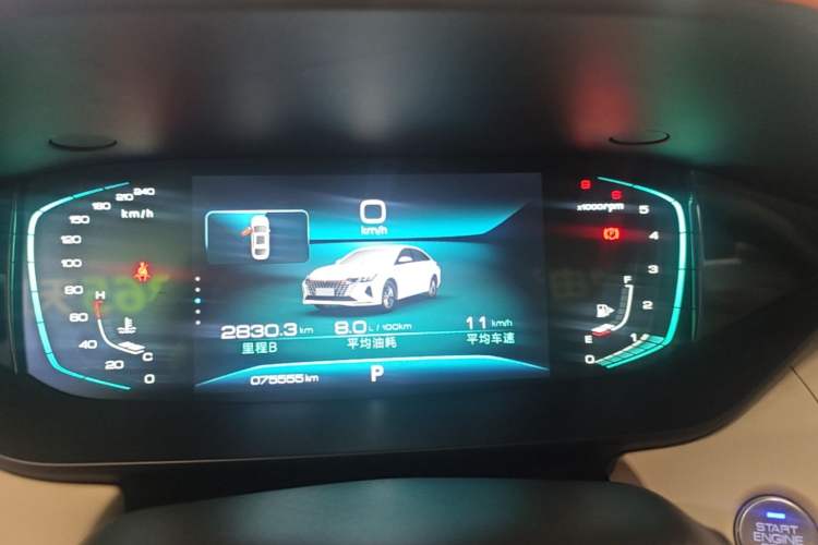 Used Dongfeng Aeolus Yixuan MAX 2021 1.5T Super Cool Trendy Dad Edition Instrument Cluster